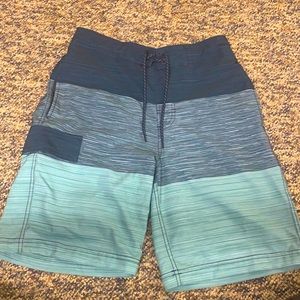 Boys Size Small Blue Swim Trunks